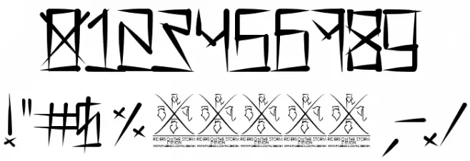 Barrio Rifa II Font OTHER CHARS