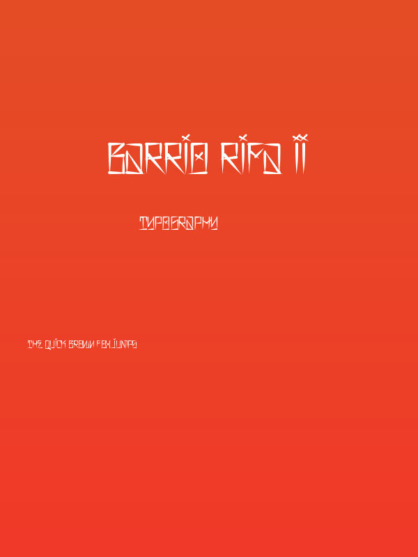 Barrio Rifa II Poster