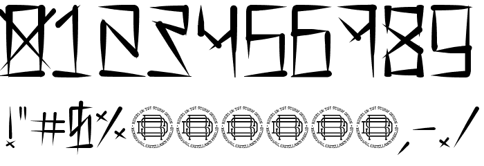 Barrio Rifa Font OTHER CHARS
