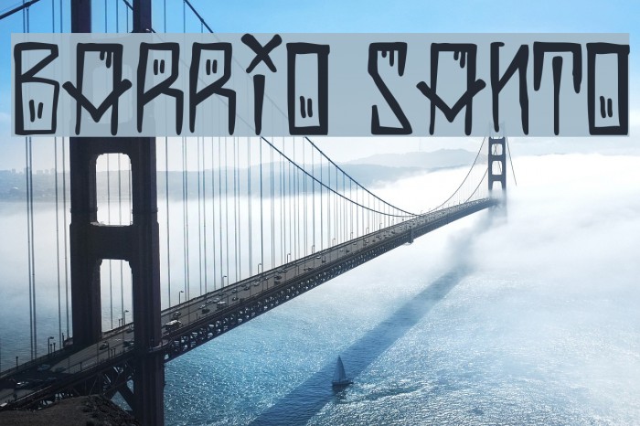 Barrio Santo Font examples