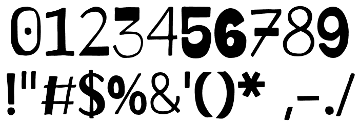 Barrio Font OTHER CHARS