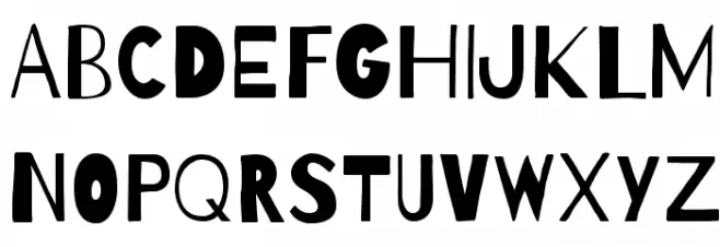 Barrio Font UPPERCASE