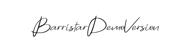 Barristar Demo Version  नि: शुल्क फ़ॉन्ट्स डाउनलोड