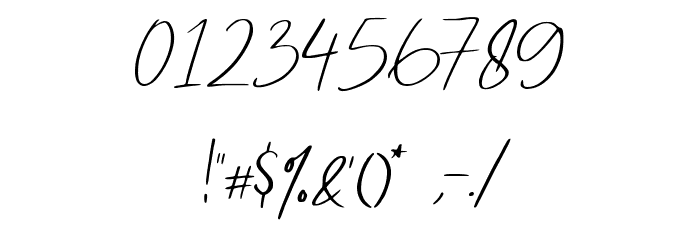 Barristar Demo Version Font OTHER CHARS