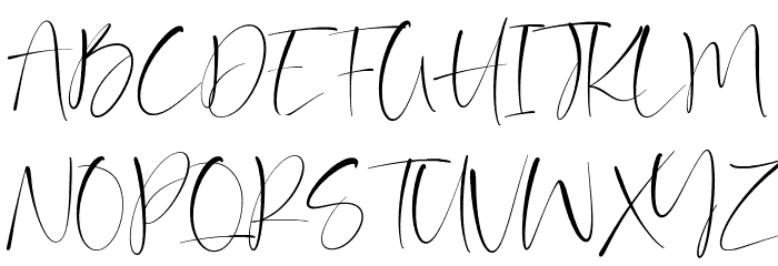Barriton Paradise Font UPPERCASE