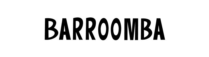 Barroomba  フリーフォントのダウンロード