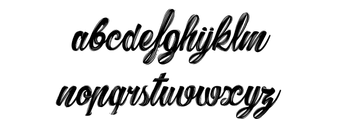 Barry Kades_PersonalUseOnly Font LOWERCASE