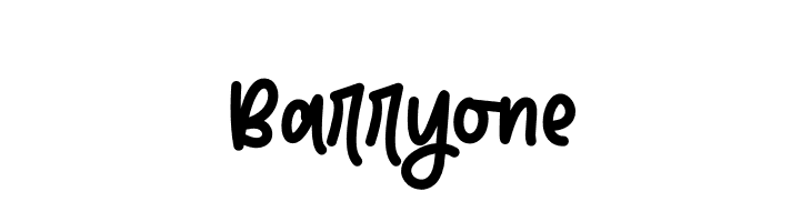 Barryone  font caratteri gratis