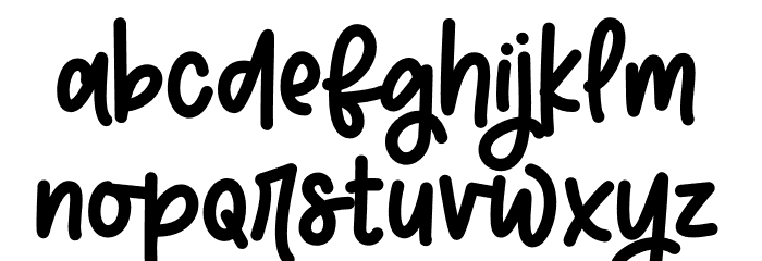 Barryone Font LOWERCASE