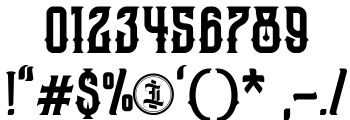 BarstaglePersonal Use Only-Regular Font OTHER CHARS