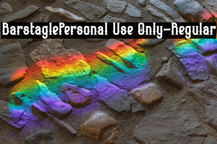 BarstaglePersonal Use Only-Regular Example 2