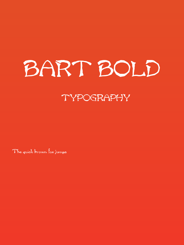 Bart Bold Poster
