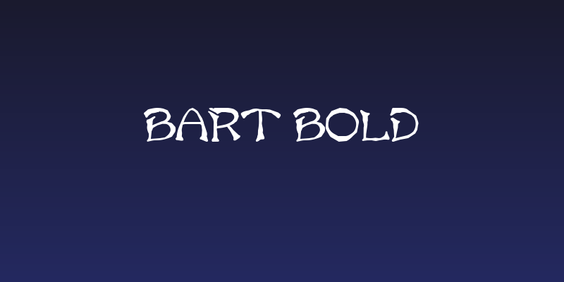 Bart Bold Social Header