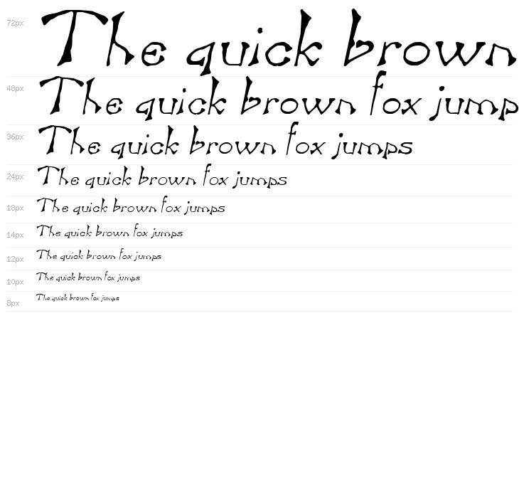 Bart Italic Waterfall