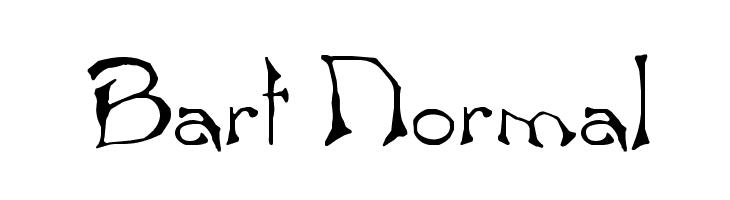 Bart Normal Font