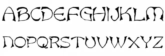 Bart Normal Schriftart Groß