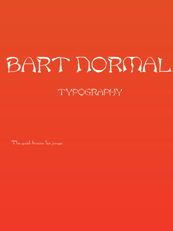 Bart Normal Poster