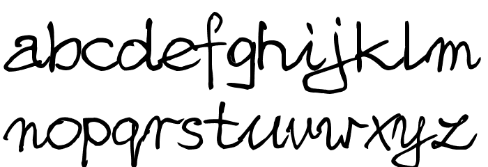 BartBomiej Gil Font LOWERCASE