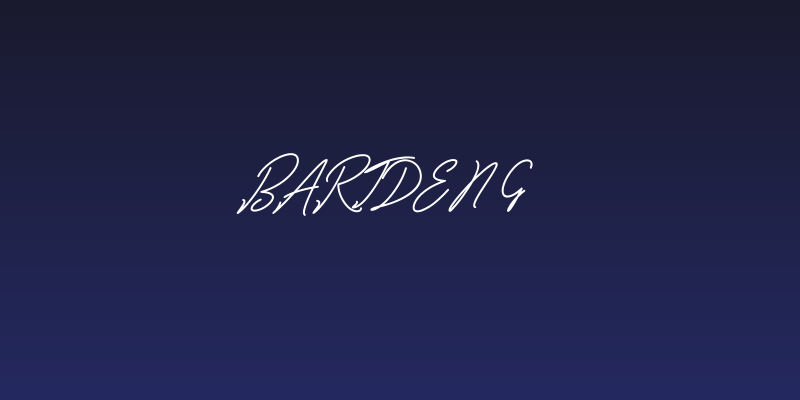 Bartdeng Social Header