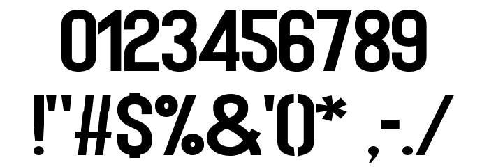 Bartenique Font OTHER CHARS
