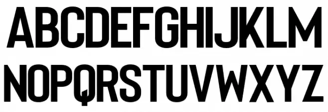 Bartenique Font UPPERCASE