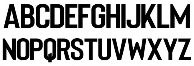 Bartenique フォント 大文字