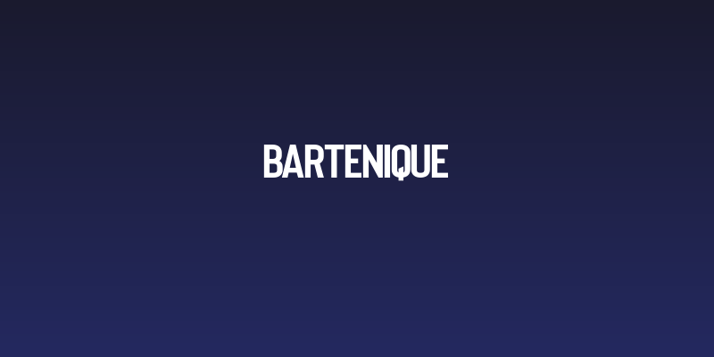Bartenique Social Header