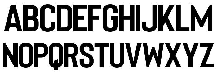 Bartenique Font LOWERCASE