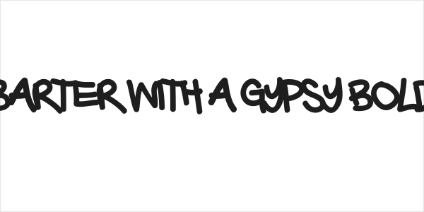 Barter with a Gypsy Bold Logo