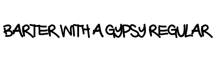 Barter with a Gypsy Regular फ़ॉन्ट