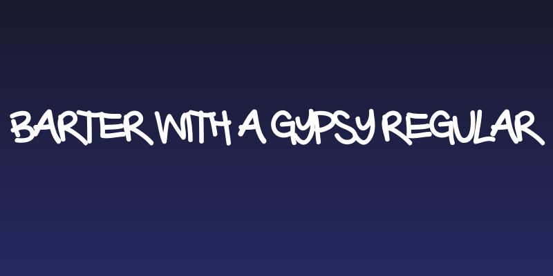 Barter with a Gypsy Regular Social Header