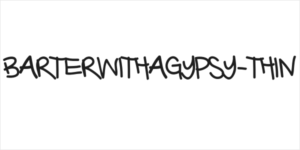 BarterwithaGypsy-Thin Logo