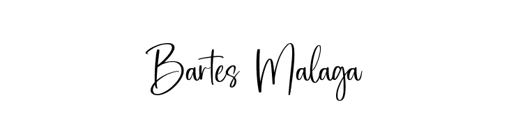 Bartes Malaga  नि: शुल्क फ़ॉन्ट्स डाउनलोड