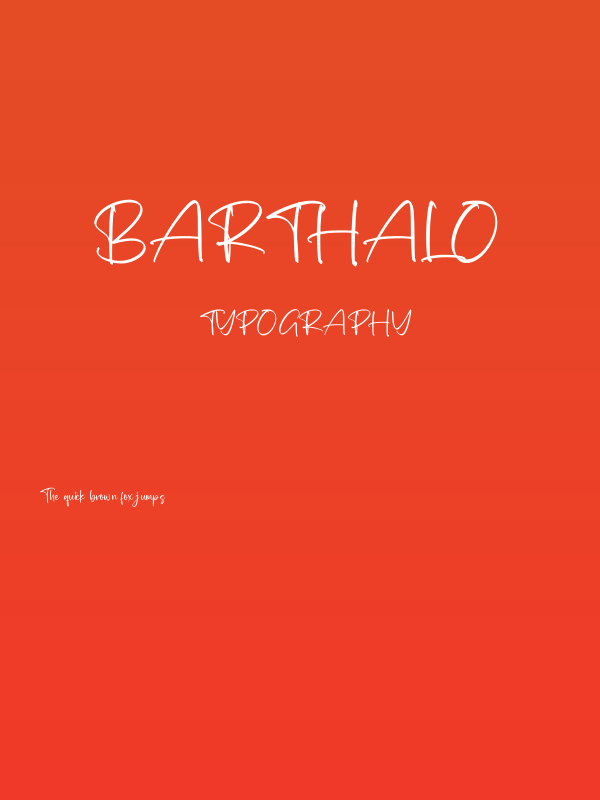 Barthalo Poster