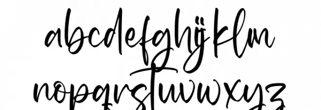 Barthalo 字体 小写