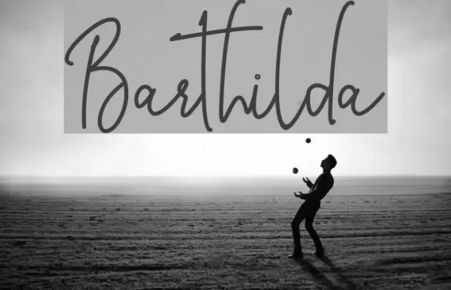 Barthilda Font examples