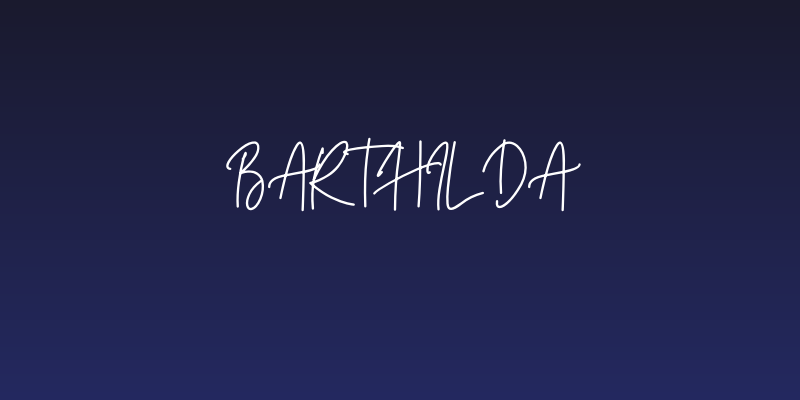 Barthilda Social Header