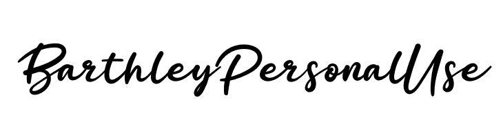 Barthley Personal Use  Frei Schriftart Herunterladen