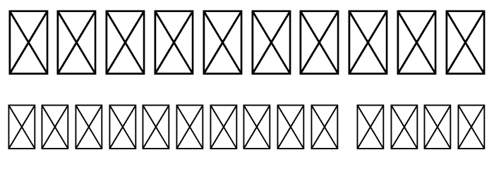 Barthley Personal Use Font OTHER CHARS