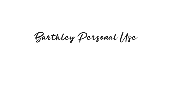 Barthley Personal Use Logo
