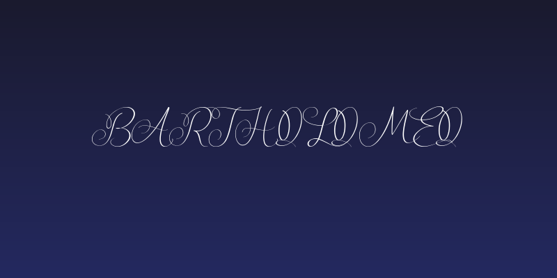 Bartholomeo Social Header