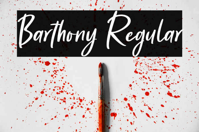 Barthony Regular Example 3