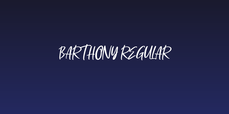 Barthony Regular Social Header