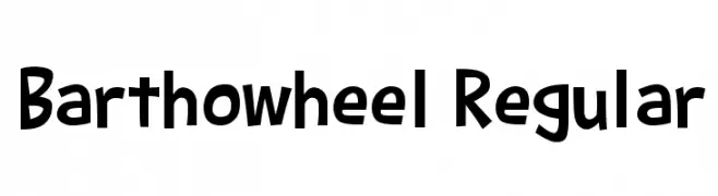 Barthowheel Regular  لخطوط تنزيل