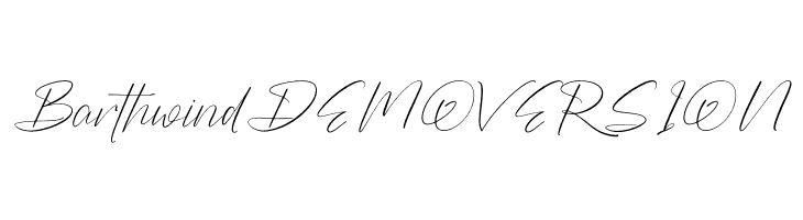 Barthwind DEMO VERSION  Скачать бесплатные шрифты