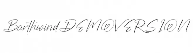 Barthwind DEMO VERSION Font