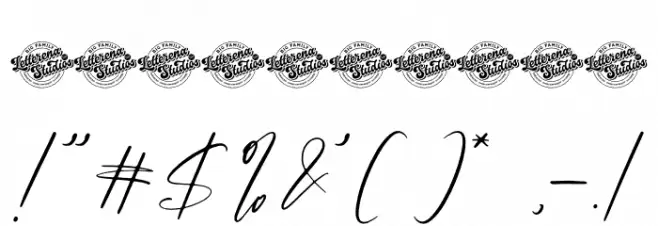 Barthwind DEMO VERSION Font OTHER CHARS