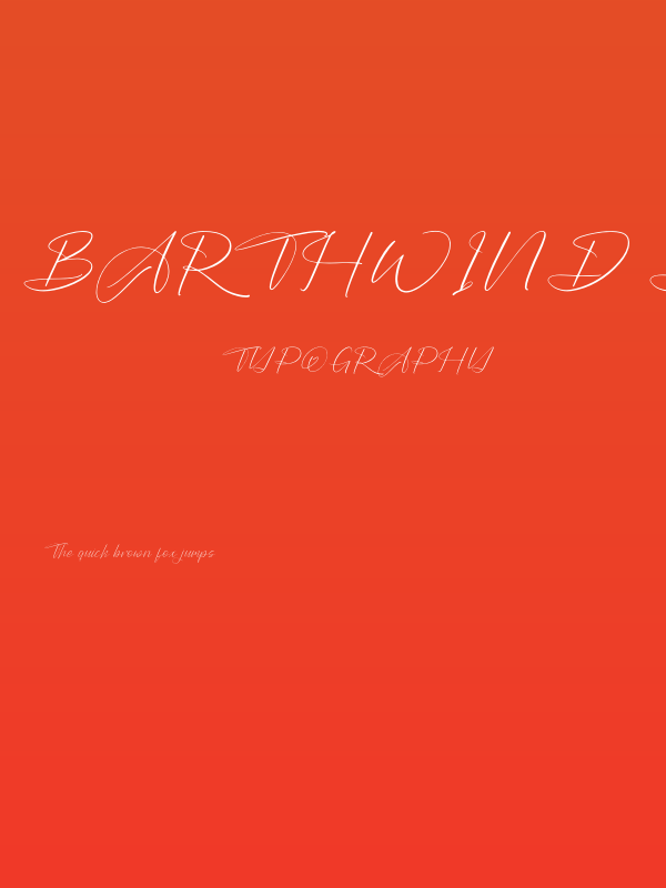 Barthwind DEMO VERSION Poster
