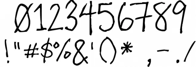 Bartley Font OTHER CHARS