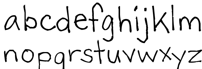 Bartley Font LOWERCASE